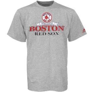    Adidas Boston Red Sox Ash Bracket Buster T shirt