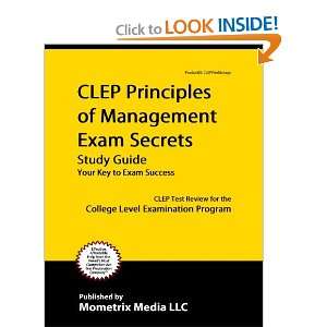 com CLEP Principles of Management Exam Secrets Study Guide CLEP Test 