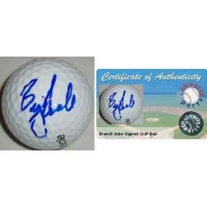  Brandt Jobe Signed Golf Ball
