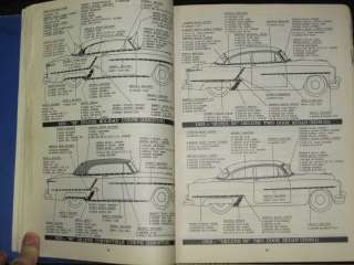 1936 54 Oldsmobile Master Body Parts Book Illus  