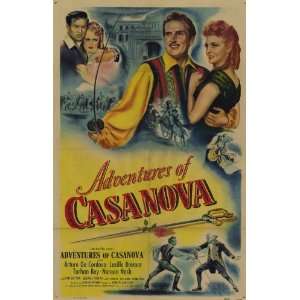  Adventures of Casanova Movie Poster (11 x 17 Inches   28cm 