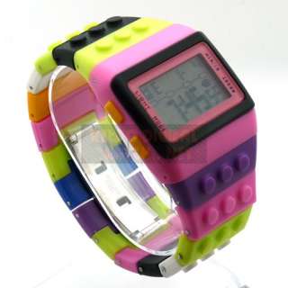 LEGO WATCH 80s Retro Colour Digital Fashion UK Seller  