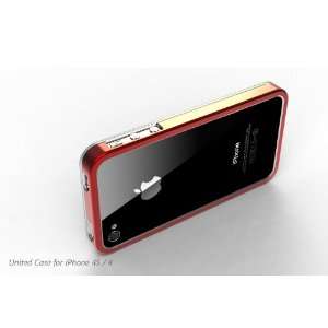  Pinlo United Aluminum Case for iPhone 4s/4  Red Cell 