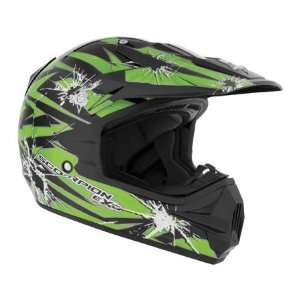  Scorpion EXO VX 24 Impact Full Face Helmet Medium  Green 