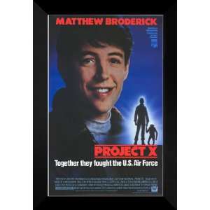  Project X 27x40 FRAMED Movie Poster   Style A   1987