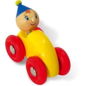  Small Wooden Noddy and Car Toy Toys & Games