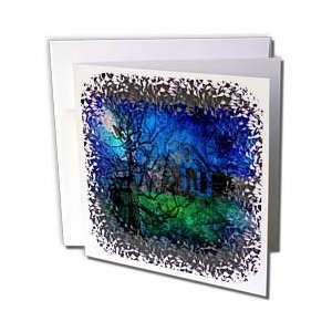   raven moon   Greeting Cards 6 Greeting Cards with envelopes Office