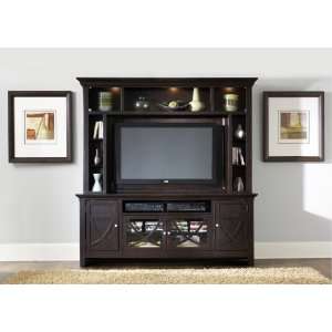 Entertainment TV Stand   CLOSEOUT by Liberty   Dark Mocha Finish (955 