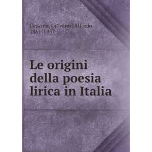 Le origini della poesia lirica in Italia