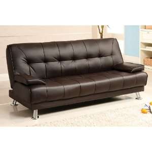   Modern Leatherette Futon Sofa Bed, FA 3211 F1