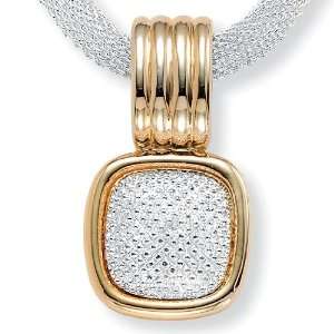  PalmBeach Jewelry Tutone Mesh Necklace Jewelry
