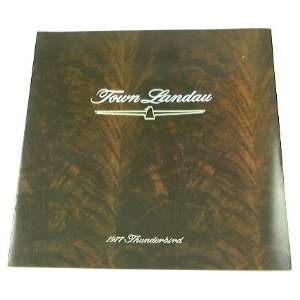  1977 77 Ford TOWN LANDAU THUNDERBIRD BROCHURE Tbird 