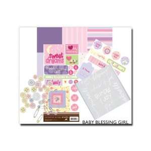 Paper, Stickers, Rub Ons, Ect.  Girl Baby Blessing, Baby Shower, Baby 