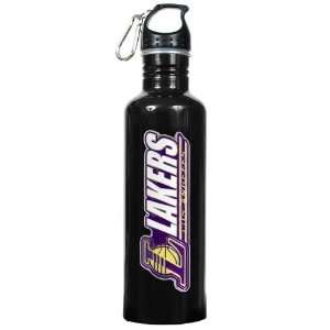   Angeles Lakers 1 Liter Black Aluminum Water Bottle