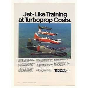  1989 Embraer Tucano Turboprop Military Trainer Photo Print 