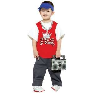  Toddler Rapper Costume (Size2 4T) Toys & Games