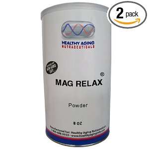  Healthy Aging Nutraceuticals Mag Relax Powder 8 Ounce 