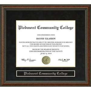  Piedmont Community College Diploma Frame Sports 