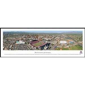  Arizona Wildcats   Tucson Campus with Arizona Stadium   Wood 