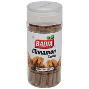 Badia Cinnamon Sticks 3 oz  Grocery & Gourmet Food