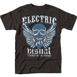 Electric Height Mens Short Sleeve Casual T Shirt/Tee   Black / X 