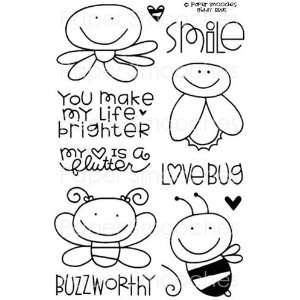 Giddy Bugs 4 x 6 Stamp Set Arts, Crafts & Sewing