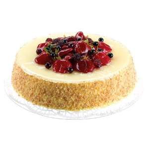 8Dx2H Soft Touched Cheese Cake Topped w/Strawberry/Raspberry Cream R 