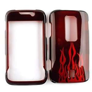  Huawei Ascend M860 M 860 Red Flame Fire Transparent Design 
