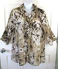 long flowing tunic top 3x by ashley stewart browns bei