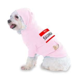   SAVANNAH Hooded (Hoody) T Shirt with pocket for your Dog or Cat Size