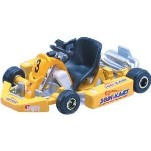  New Ray Sodi Kart Go Kart Replica Kart Toy   Yellow / 132 