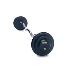  Troy 20 110 lb Black Pro Style Curl Barbell Set Sports 