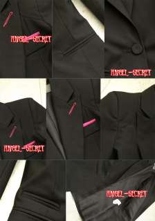 cj55 womens jacket blazer outwear top power shoulder  