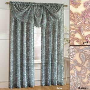  63 Long Delta Paisley Tailored Curtain Panel
