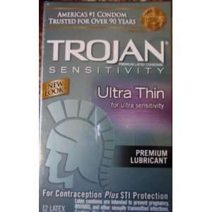  Trojan Sensitivity Ultra Thin Condoms, STI Protection 