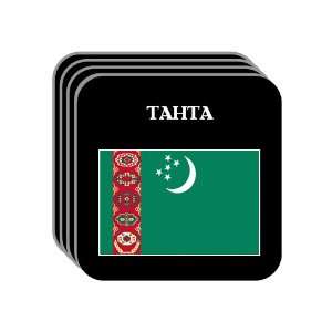  Turkmenistan   TAHTA Set of 4 Mini Mousepad Coasters 