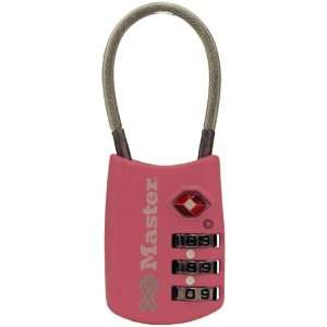   Breast Cancer Research Foundation TSA Resettable Travel Lock, Pink