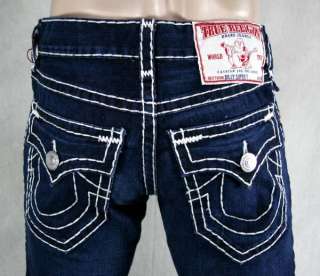 True Religion Jeans Mens Billy Super T **RARE** Black Jack 24858NBT2 