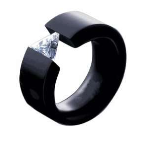  1/2 CT Trillion Cut CZ Ring In Size 10 (Available in Sizes 