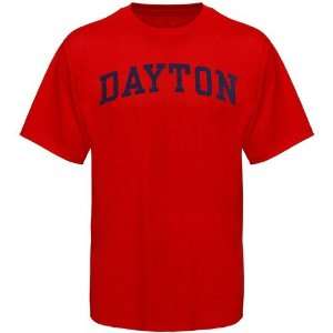  Dayton Flyers Red Arched T shirt