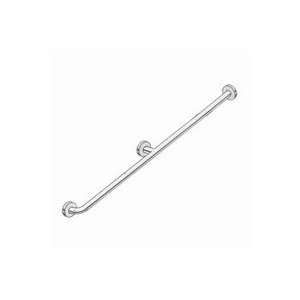 52 Stainless Steel Straight Grab Bar with Corner Mount & Flange Covers