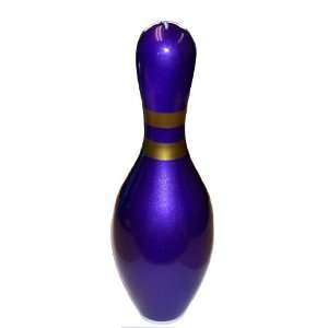   Bowling Pin Coin Coin Bank Purple Regulation Size