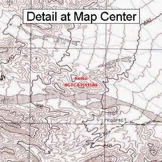  USGS Topographic Quadrangle Map   Kelso, California 