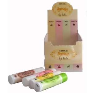  Scented Natural Lip Balm   Assorted Flavors Case Pack 128 