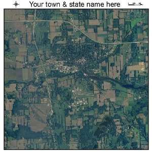   Aerial Photography Map of Marshall, Michigan 2010 MI 