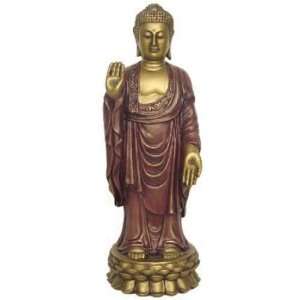  Standing Buddha in Pose of Dispelling Fear Statue