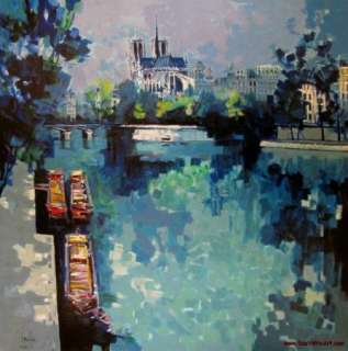 Claude Fauchere   Notre Dame   Paris France Mouly River Seine HS 