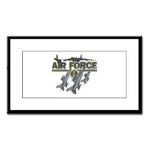  Small Framed Print US Air Force with Planes and Fighter 