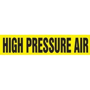 HIGH PRESSURE AIR   Self Stick Pipe Markers   outside diameter 8   10 
