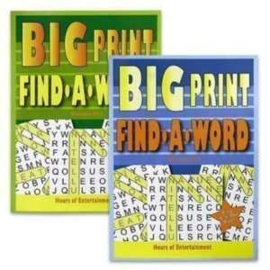  Big Print Find A Word Puzzles Book, Case Pack 48 Office 